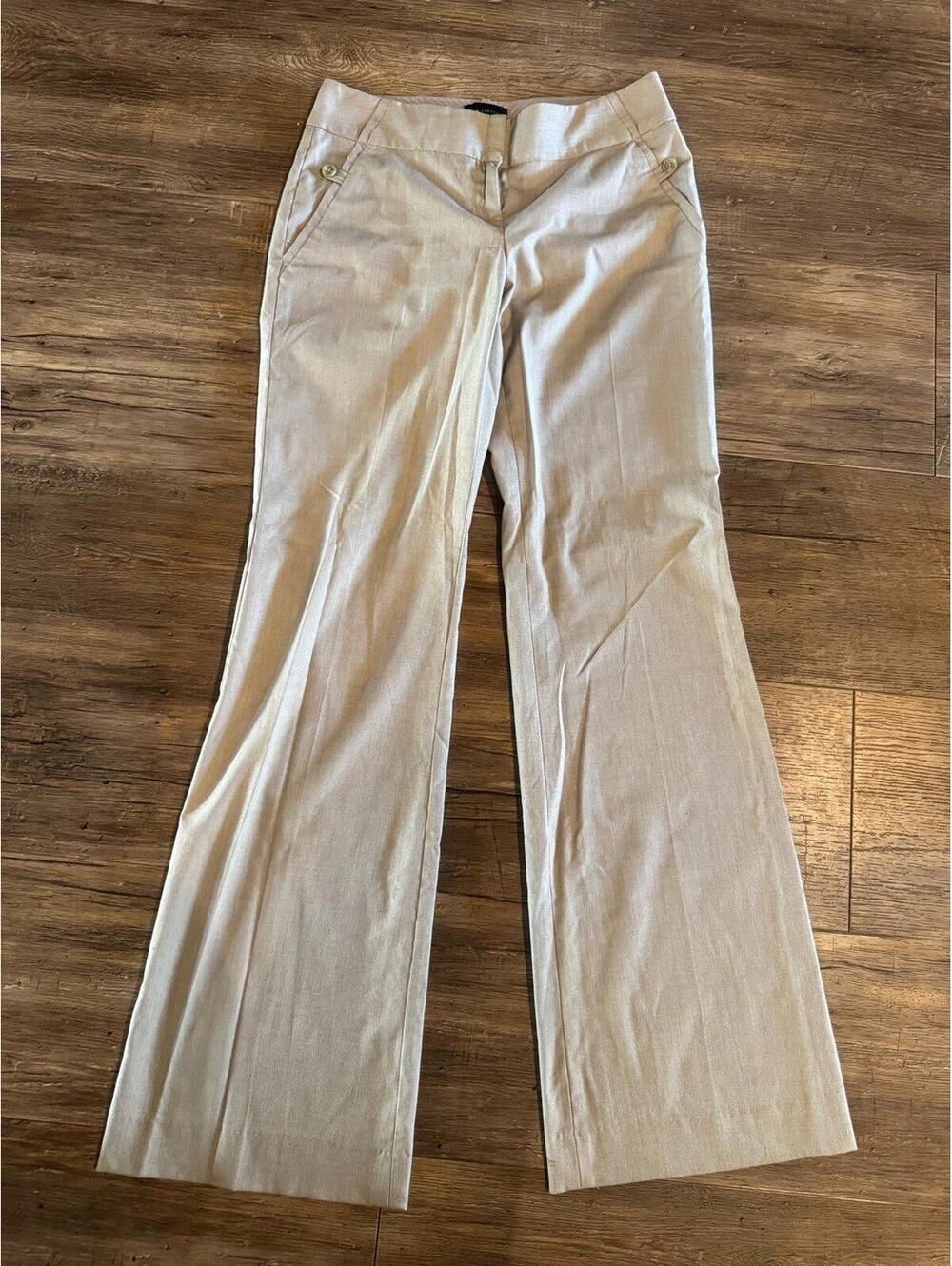 The Limited Cassidy Fit Khaki Dress Pants Sz 2 Long EUC